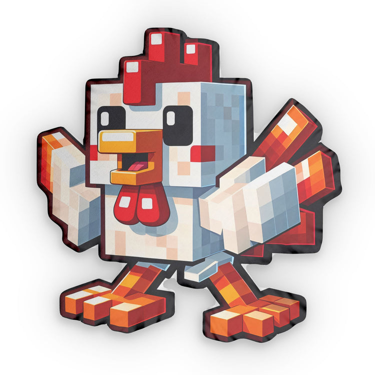 Lava Chicken-Shaped Pillow - Fandom-Made
