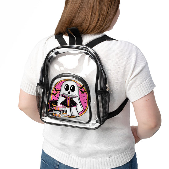 Ghosted Clear Stadium Backpack - Fandom-Made