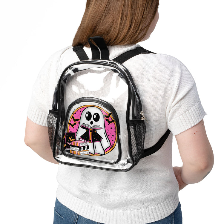 Ghosted Clear Stadium Backpack - Fandom-Made