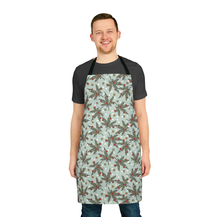 Cannabis Christmas Apron - Fandom-Made