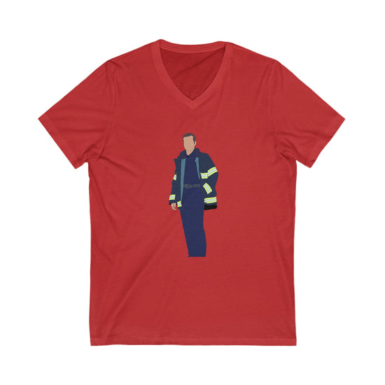 Evan Buckley V-Neck Tee - Fandom-Made