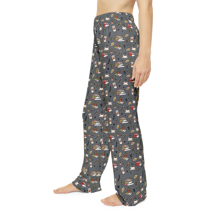 Books and Cups Pajama Pants - Fandom-Made