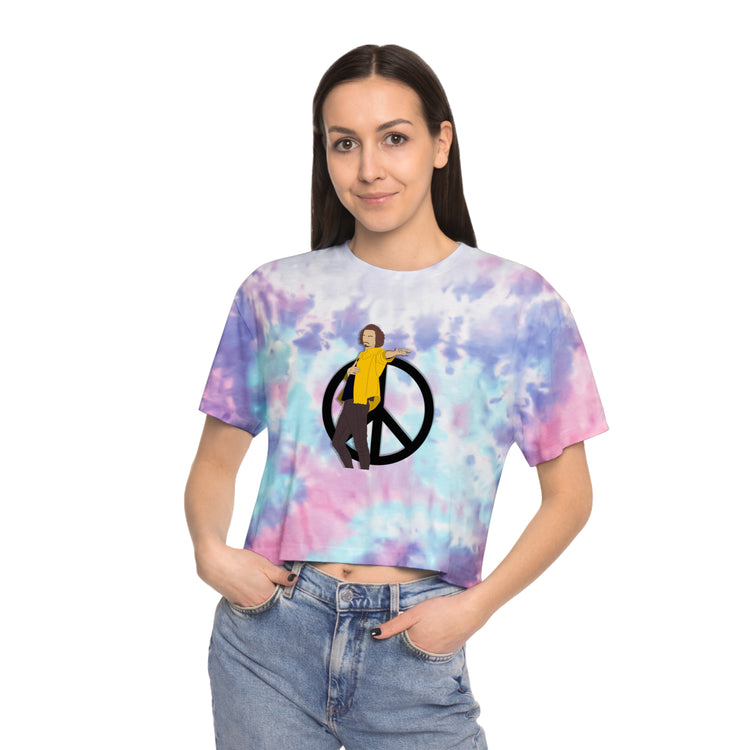 Klaus Hargreeves Tie-Dye Crop Tee - Fandom-Made