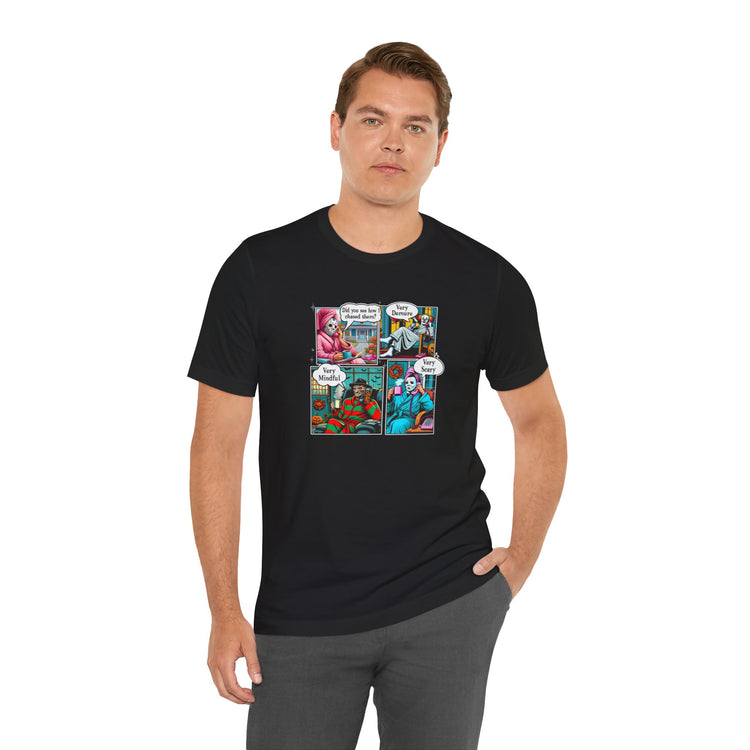 Very Demure Very Mindful Very Scary Unisex T-Shirt - Fandom-Made