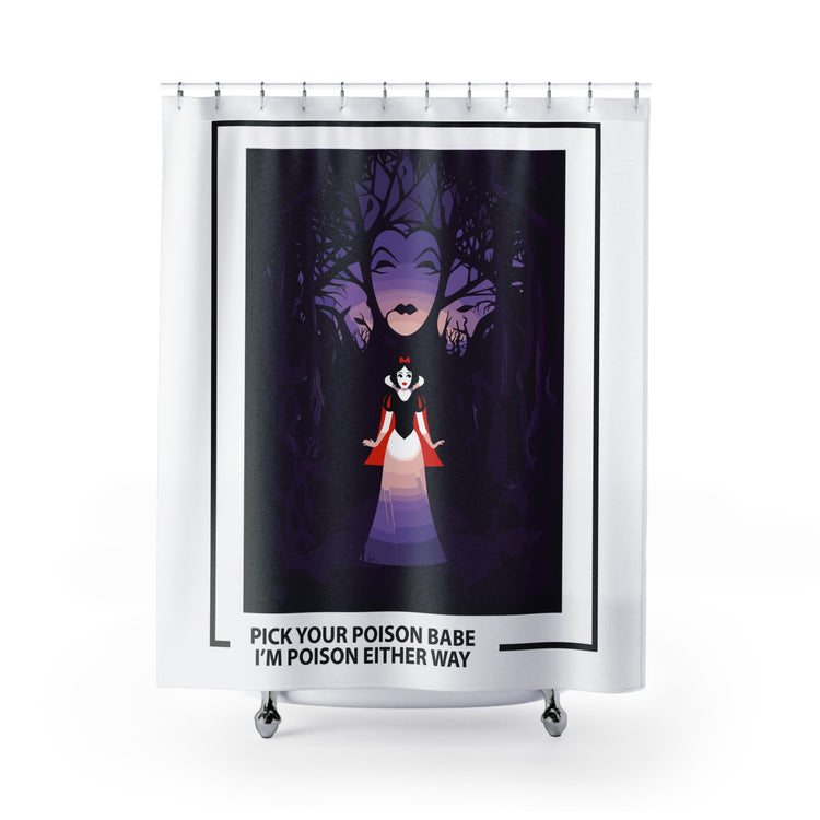 Pick Your Poison Shower Curtain - Fandom-Made
