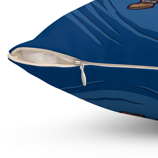 Timey Wimey Eleventh Doctor Square Pillow - Fandom-Made