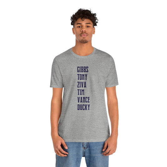 NCIS Names Unisex T-Shirt - Fandom-Made