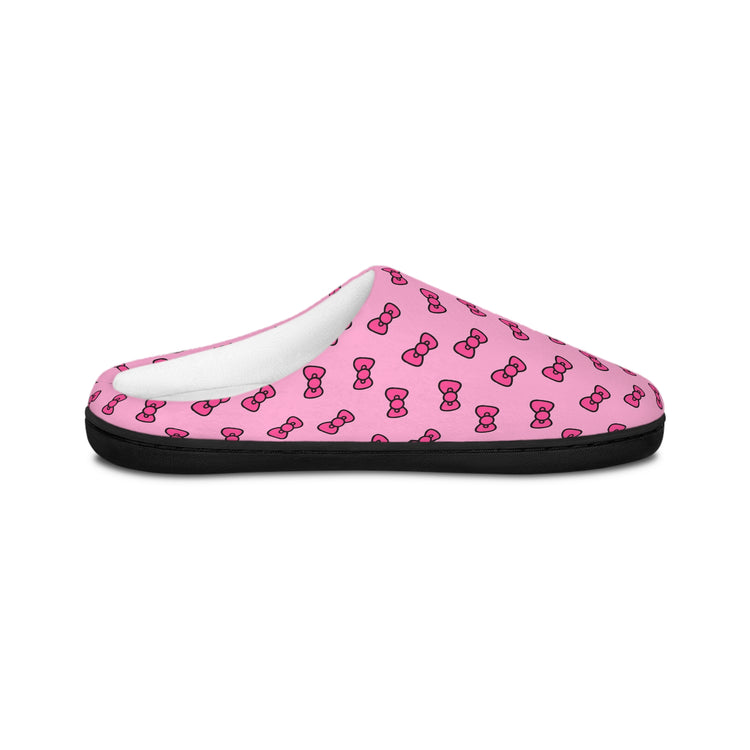 Kitty Bows Women's Slippers - Fandom-Made