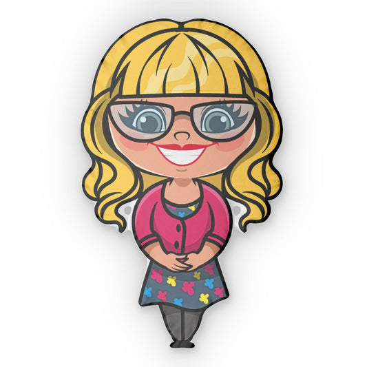 Bernadette Rostenkowski-Shaped Pillow - Fandom-Made
