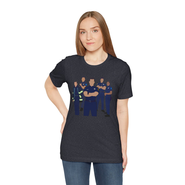 9-1-1 Group T-Shirt - Fandom-Made