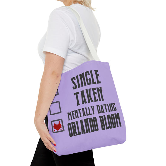 Mentally Dating Orlando Bloom Tote Bag - Fandom-Made