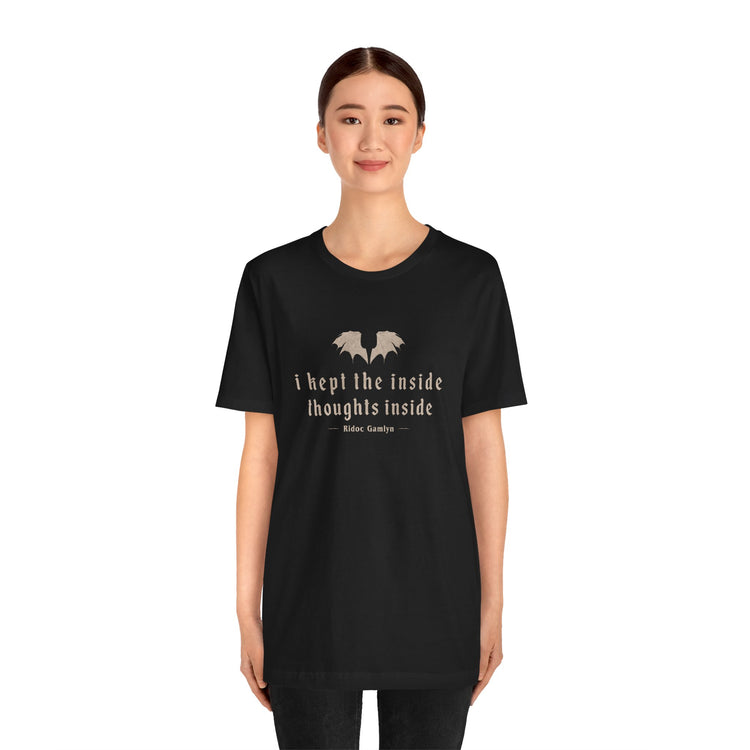 Thoughts Inside Unisex T-Shirt - Fandom-Made