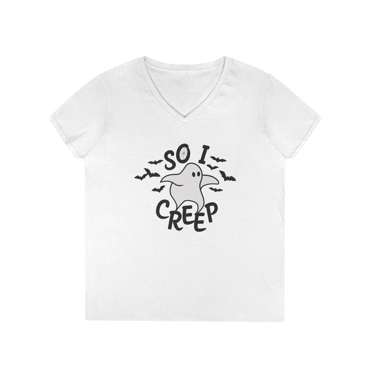 So I Creep Ladies' V-Neck Tee