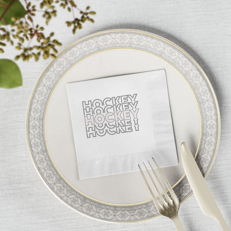 Hockey Hockey Hockey Napkins - Fandom-Made
