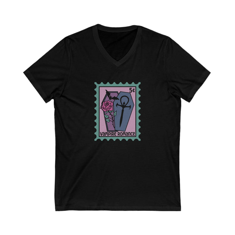 Vampire Romance V-Neck Tee - Fandom-Made
