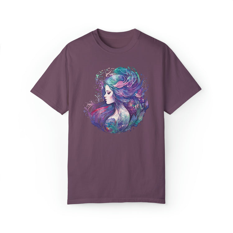 Mermaid Watercolor Unisex Garment-Dyed T-shirt - Fandom-Made