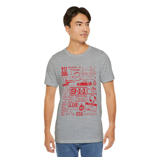 9-1-1 Is My Work Number Unisex T-Shirt - Fandom-Made