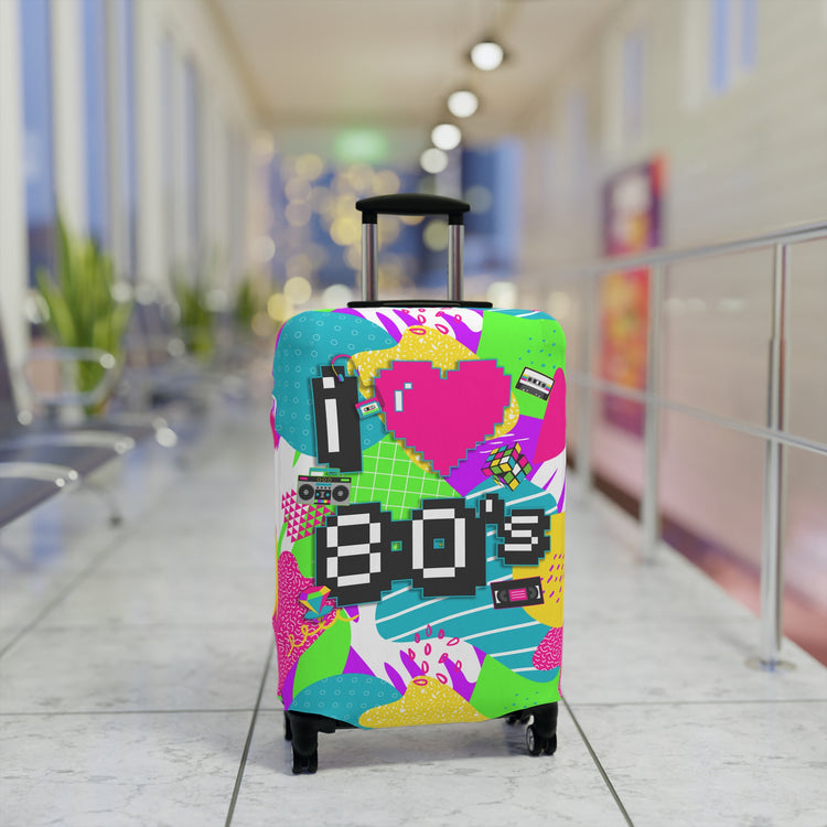 I Love The 80s Luggage Cover - Fandom-Made
