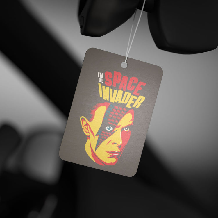 Bowie Space Invader Car Air Freshener - Fandom-Made