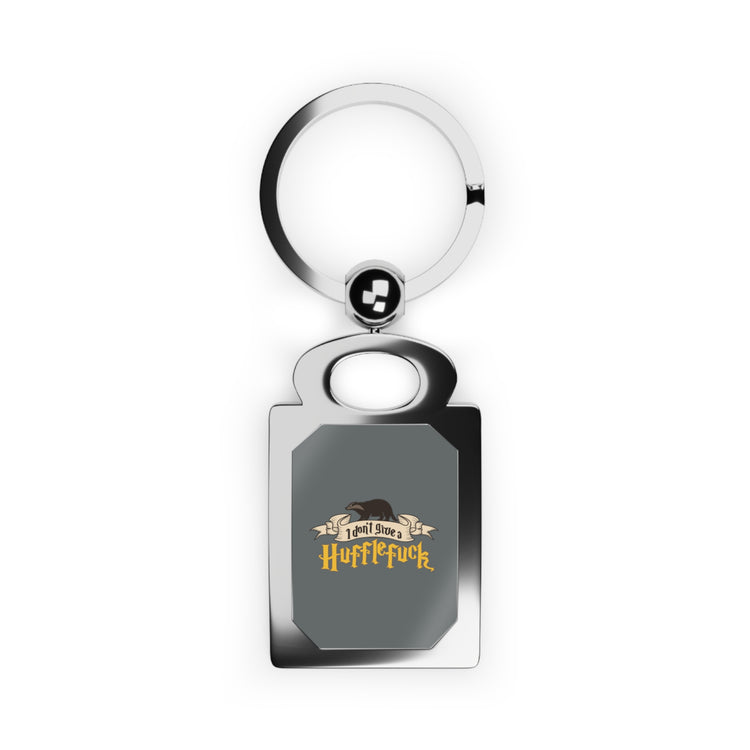 I Don't Give A Hufflepuff Keyring - Fandom-Made