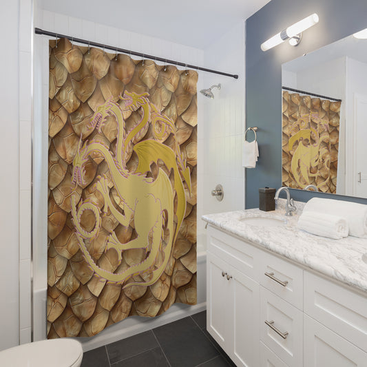 All Hail Aegon Targaryen Shower Curtain - Fandom-Made