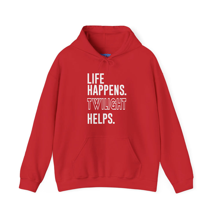 Life Happens Twilight Helps Hoodie - Fandom-Made