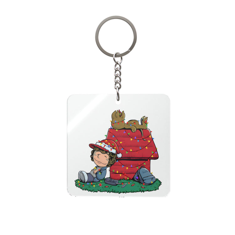 Dusty's Wish Square Keychain