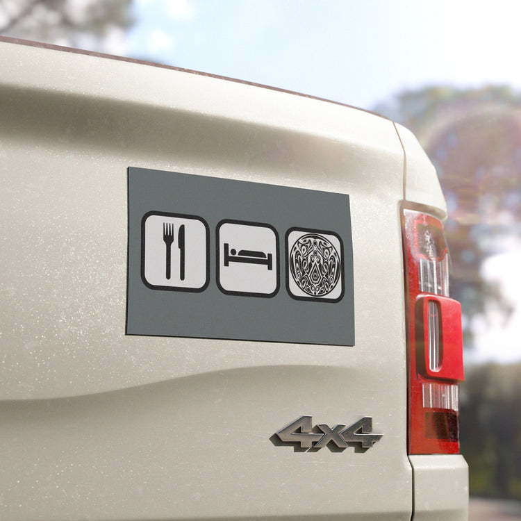 Eat Sleep Quileute Tribe Car Magnet - Fandom-Made