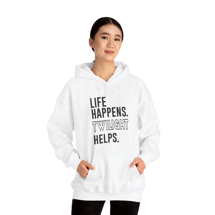 Life Happens Twilight Helps Hoodie - Fandom-Made