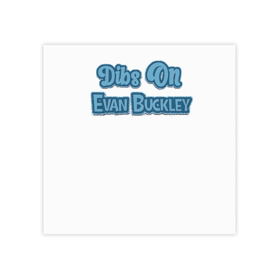 Dibs On Evan Buckley Post-it® Note Pads - Fandom-Made