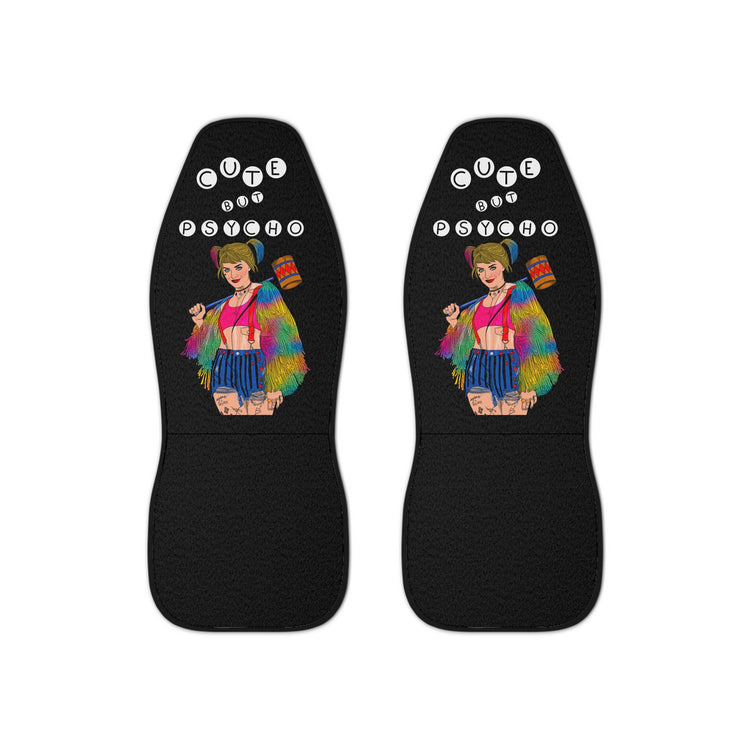 Cute But Psycho Car Seat Cover - Fandom-Made
