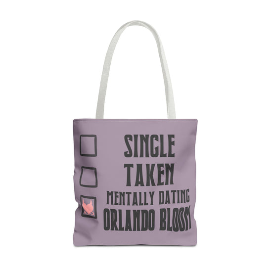 Mentally Dating Orlando Bloom Tote Bag - Fandom-Made