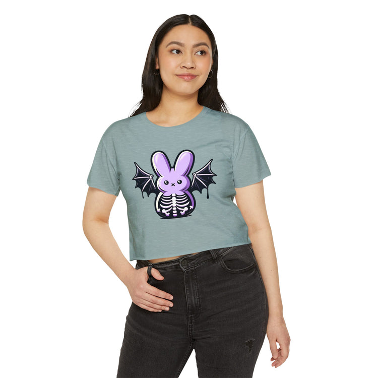 Vampire Peep Crop Top - Fandom-Made