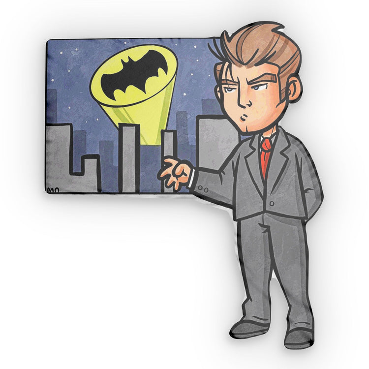 Bruce Wayne-Shaped Pillow - Fandom-Made