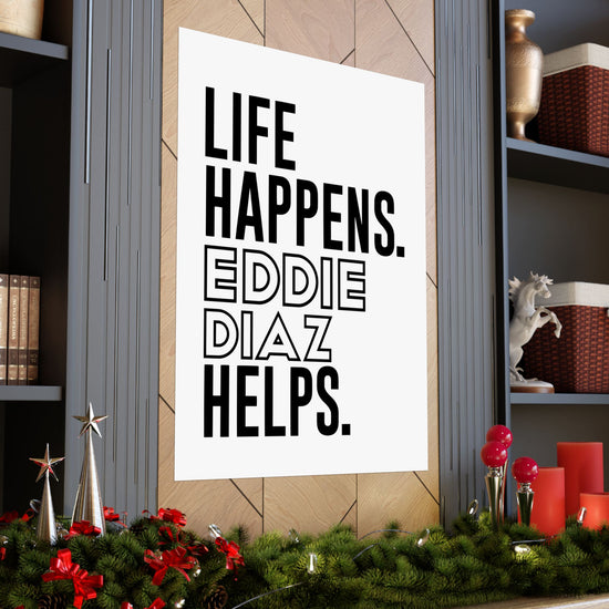 Life Happens Eddie Diaz Helps Poster - Fandom-Made
