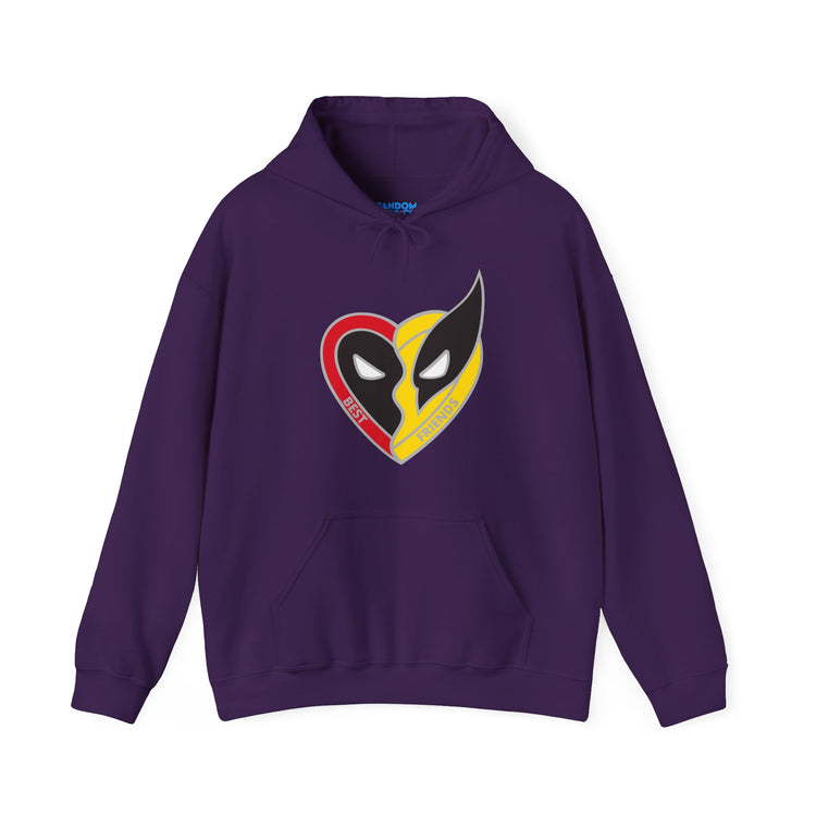 Deadpool Wolverine Besties Hoodie - Fandom-Made