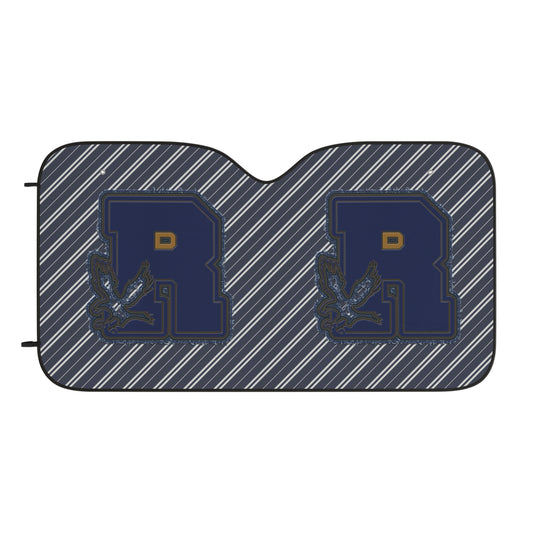 Ravenclaw R Embroidery Design Car Sun Shades - Fandom-Made