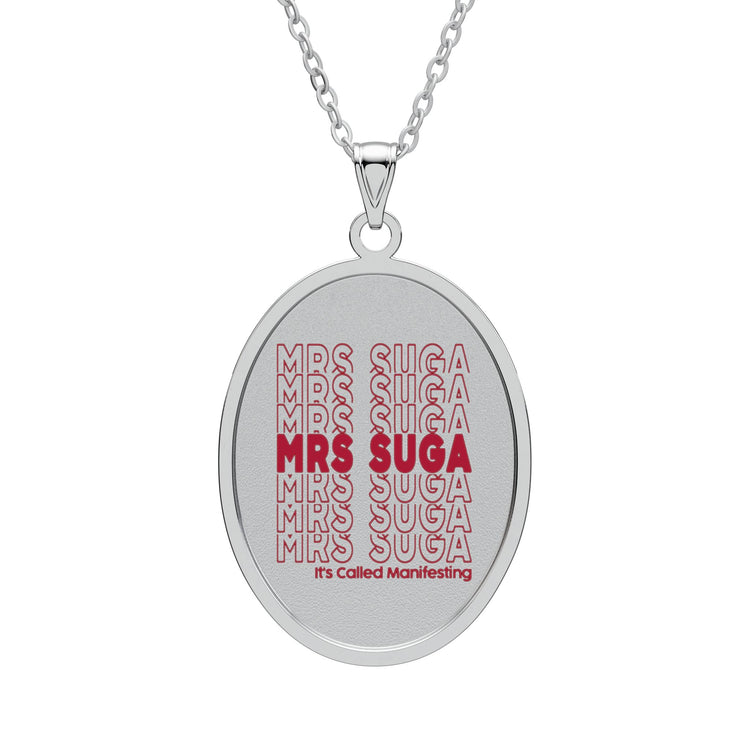 Mrs. Suga Oval Pendant