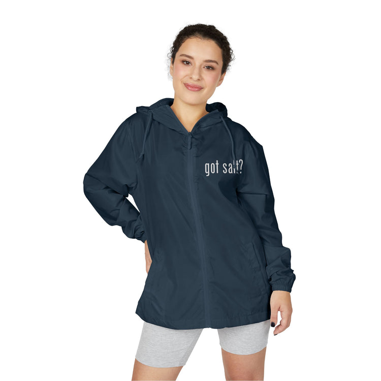 Got Salt Unisex Full-Zip Windbreaker Jacket
