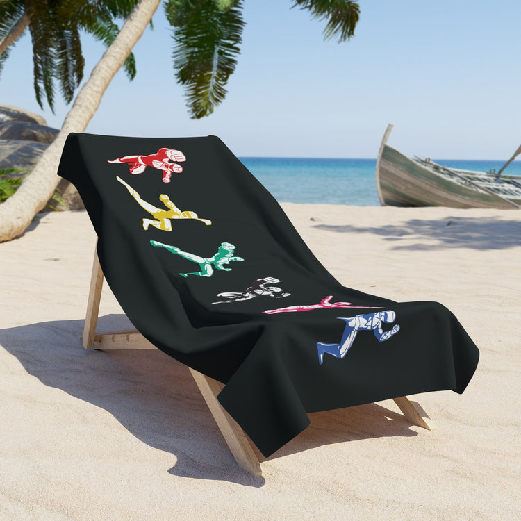 Power Line Beach Towel