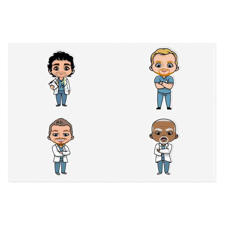 Grey's Men Sticker Sheet
