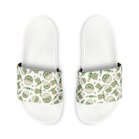 Grogu All-Over Print Youth Slides - Fandom-Made