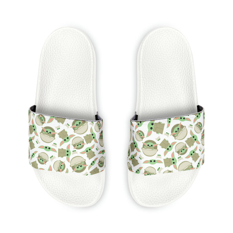 Grogu All-Over Print Youth Slides - Fandom-Made