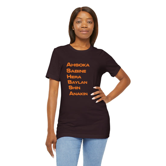Ahsoka Names Unisex T-Shirt - Fandom-Made