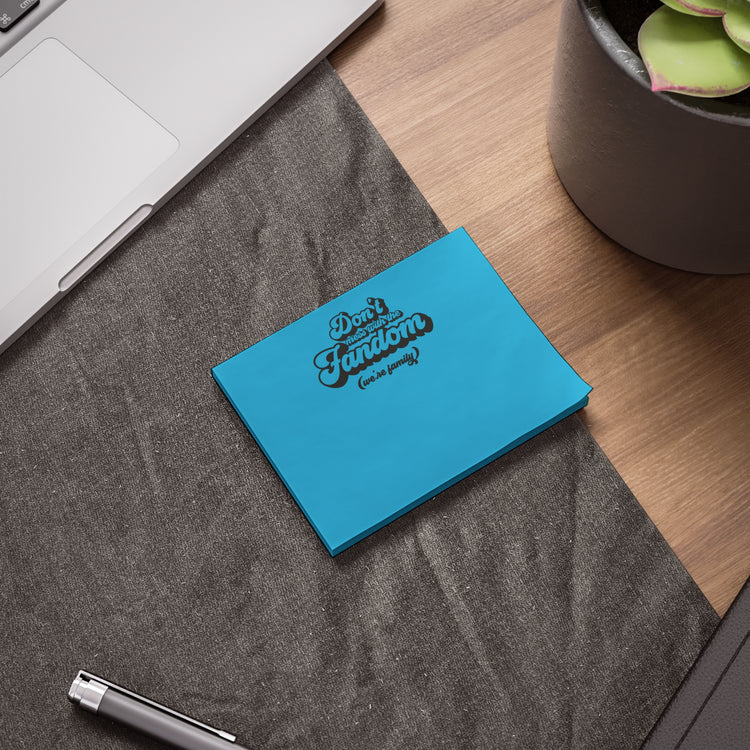 Don't Mess With The Fandom Post-it® Note Pad - Fandom-Made