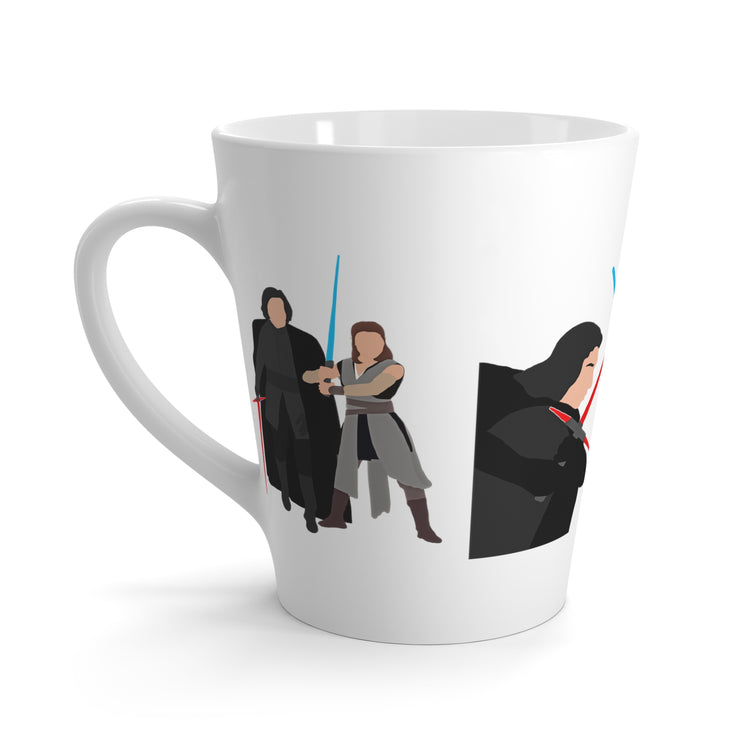 Kylo Ren and Rey Latte Mug - Fandom-Made