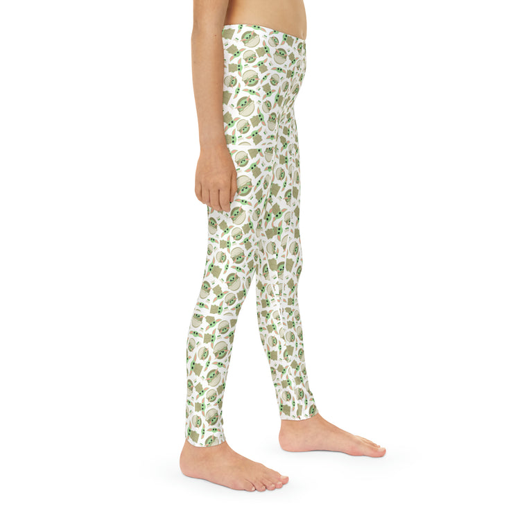 Grogu All-Over Print Youth Leggings - Fandom-Made