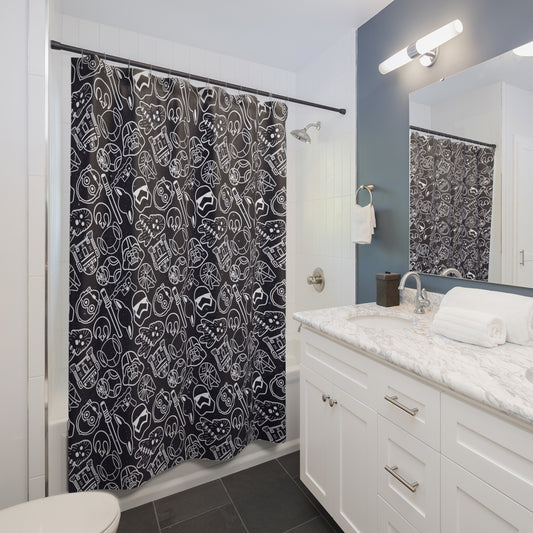 Galactic Rebellion Shower Curtain - Fandom-Made
