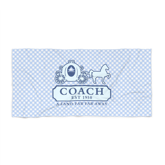 Cinderella Coach Beach Towel - Fandom-Made