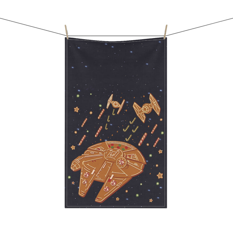 Gingerbread Galaxy Kitchen Towel